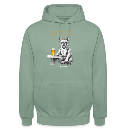 DOG ROYAL #3 Unisex Hoodie - Graugrün