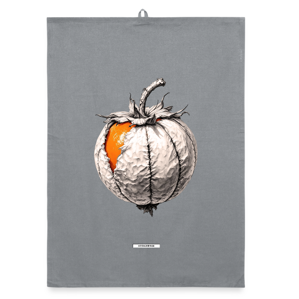 FLORA PHYSALIS Organic Geschirrtuch / Stoffserviette - Grau