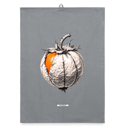 FLORA PHYSALIS Organic Geschirrtuch / Stoffserviette - Grau