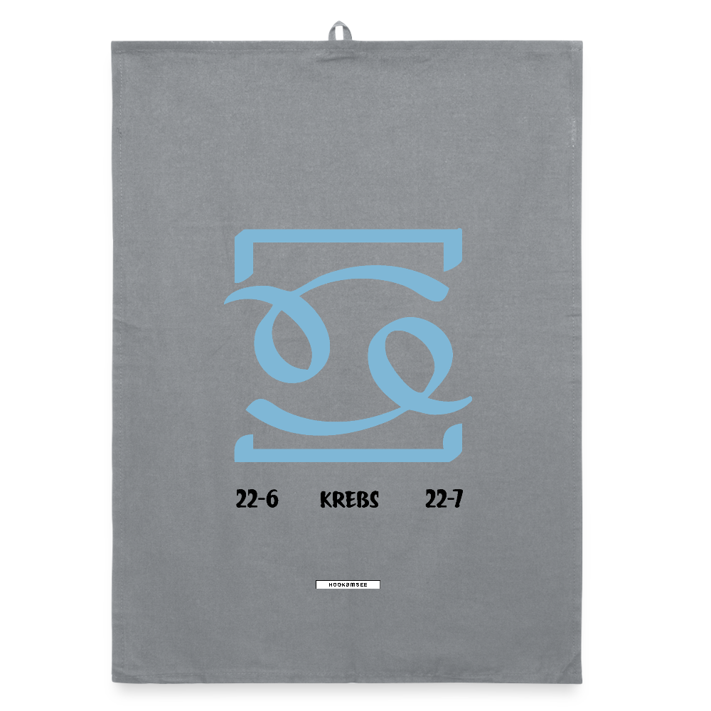 ASTRA KREBS Organic Geschirrtuch / Stoffserviette - Grau