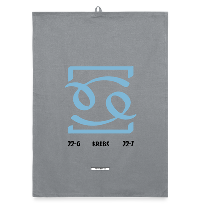 ASTRA KREBS Organic Geschirrtuch / Stoffserviette - Grau