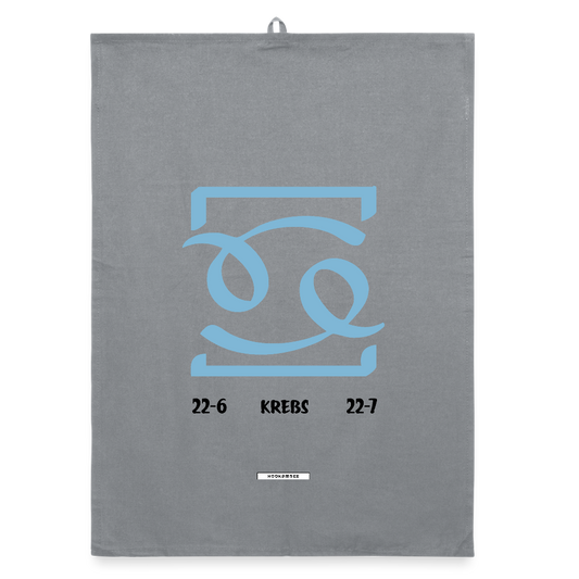 ASTRA KREBS Organic Geschirrtuch / Stoffserviette - Grau