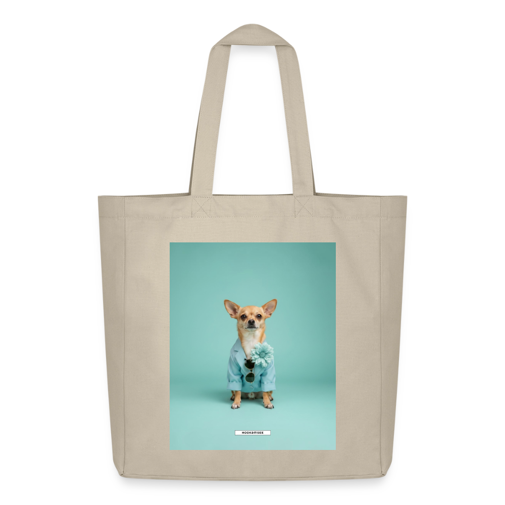 Große Shopping Bag Styled Dogs – Chihuahua - Cremebeige