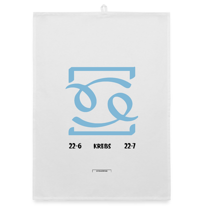 ASTRA KREBS Organic Geschirrtuch / Stoffserviette - Weiß