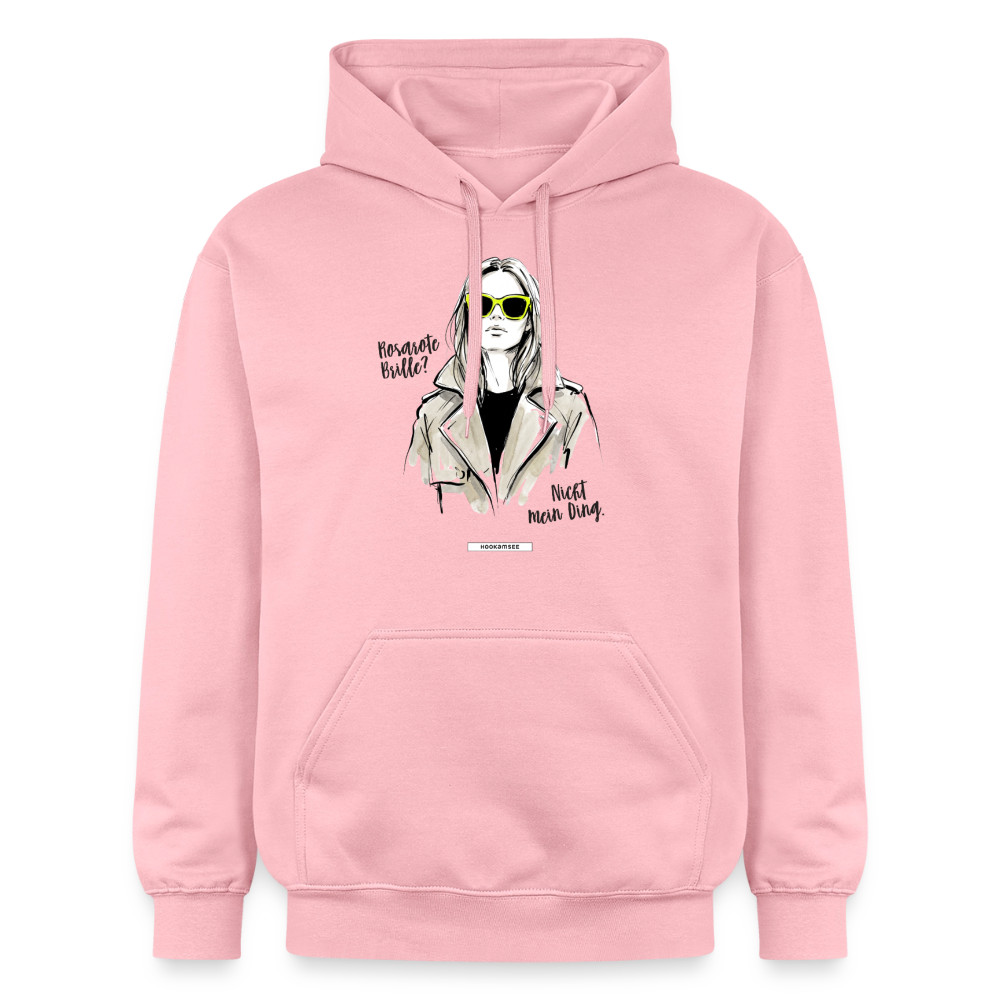 Hoodie Rosarote Brille? Nicht mein Ding. - Hellrosa