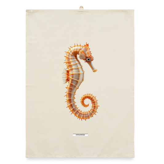 AQUA SEAHORSE SAND Organic Geschirrtuch / Stoffserviette - Natur