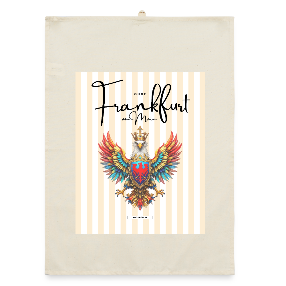CITY FRANKFURT AM MAIN Organic Geschirrtuch / Stoffserviette - Natur
