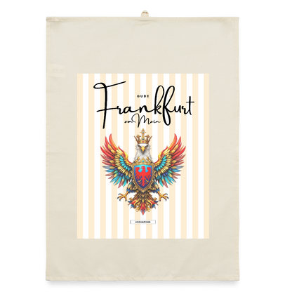 CITY FRANKFURT AM MAIN Organic Geschirrtuch / Stoffserviette - Natur