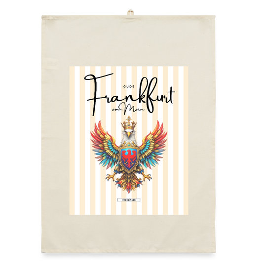 CITY FRANKFURT AM MAIN Organic Geschirrtuch / Stoffserviette - Natur