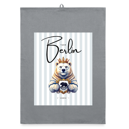 CITY BERLIN Organic Geschirrtuch / Stoffserviette - Grau