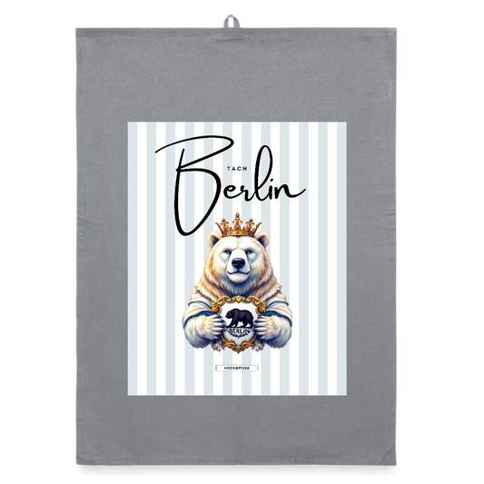 CITY BERLIN Organic Geschirrtuch / Stoffserviette - Grau