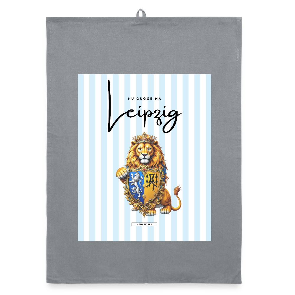 CITY LEIPZIG Organic Geschirrtuch / Stoffserviette - Grau