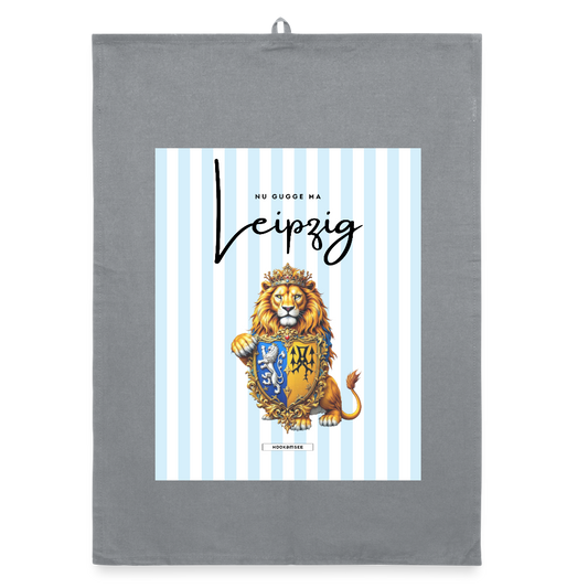 CITY LEIPZIG Organic Geschirrtuch / Stoffserviette - Grau