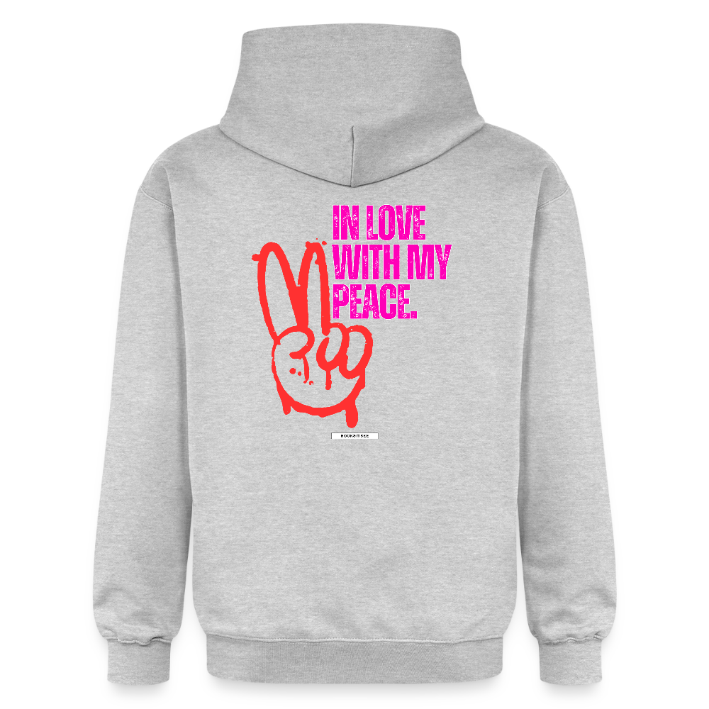 VALENTINE #3 Unisex Hoodie - Hellgrau meliert