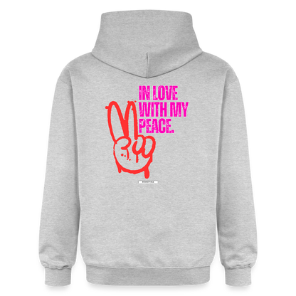 VALENTINE #3 Unisex Hoodie - Hellgrau meliert