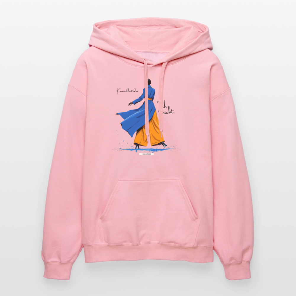 Hoodie Karma klärt das. Ich nicht. - Hellrosa