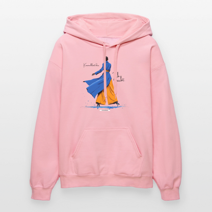 Hoodie Karma klärt das. Ich nicht. - Hellrosa