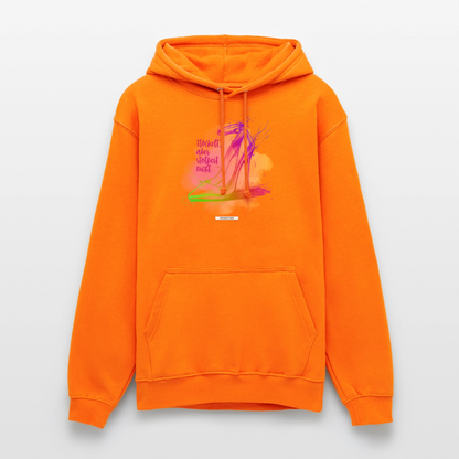 Hoodie Shine – Stöckelt, aber stolpert nicht. - Orange