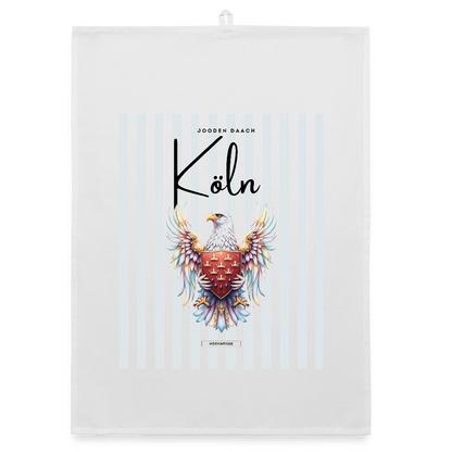 CITY KÖLN Organic Geschirrtuch / Stoffserviette - Weiß