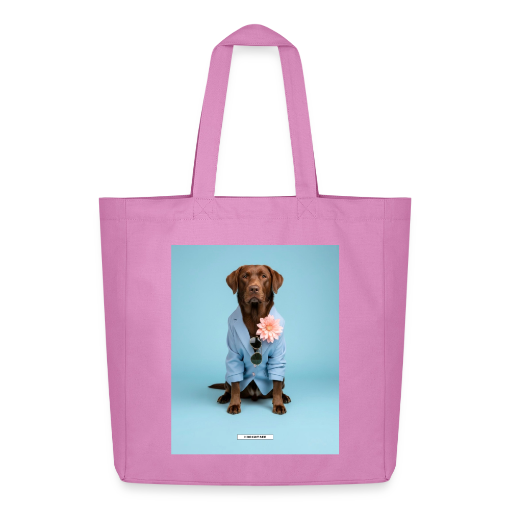 Große Shopping Bag Styled Dogs – Labrador - Pink