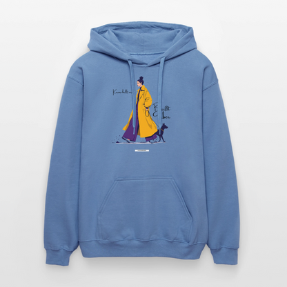 Hoodie Karma bellt nicht. Beißt aber. - Carolina Blue