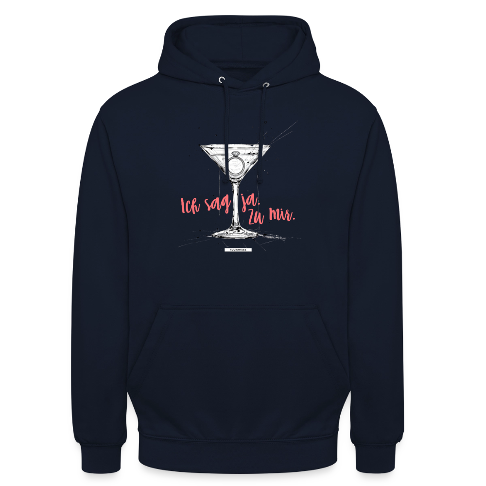 Hoodie Ich sag ja. Zu mir. - Navy