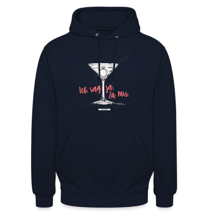Hoodie Ich sag ja. Zu mir. - Navy