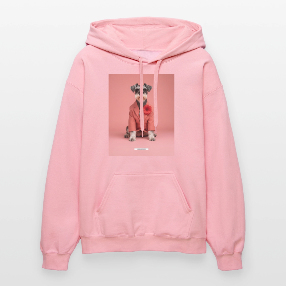 Hoodie „Styled Dogs – Schnauzer" - Hellrosa