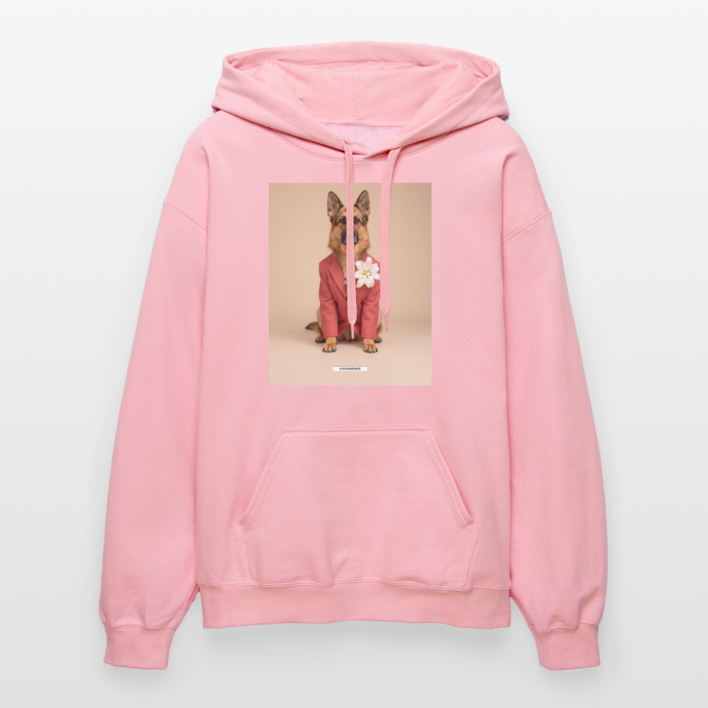 Hoodie „Styled Dogs – Schäferhund" - Hellrosa