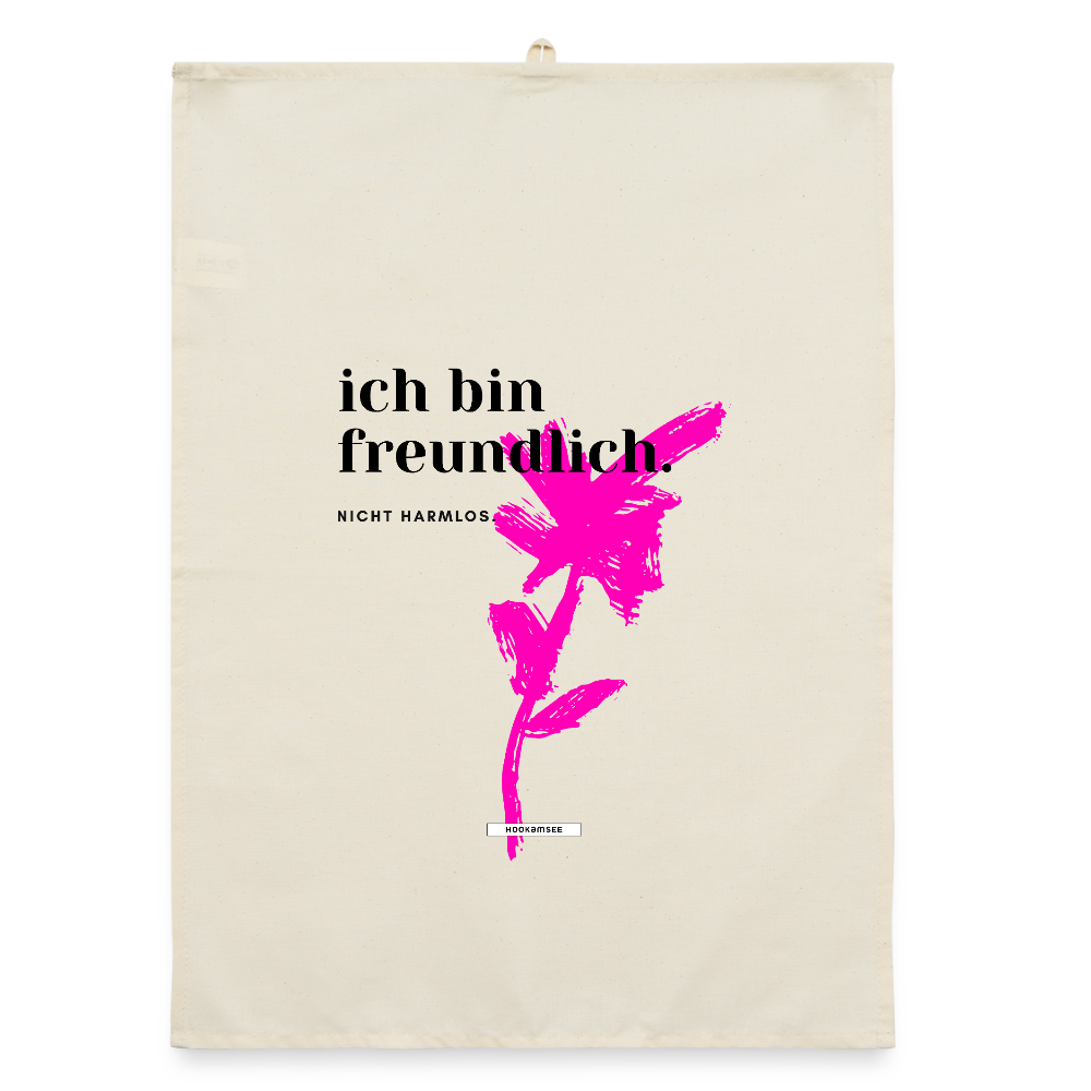 TRUE TALK #15 Organic Geschirrtuch / Stoffserviette - Natur