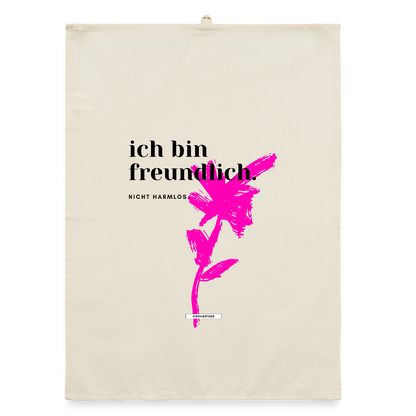 TRUE TALK #15 Organic Geschirrtuch / Stoffserviette - Natur