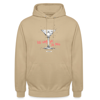 Hoodie Ich sag ja. Zu mir. - Beige