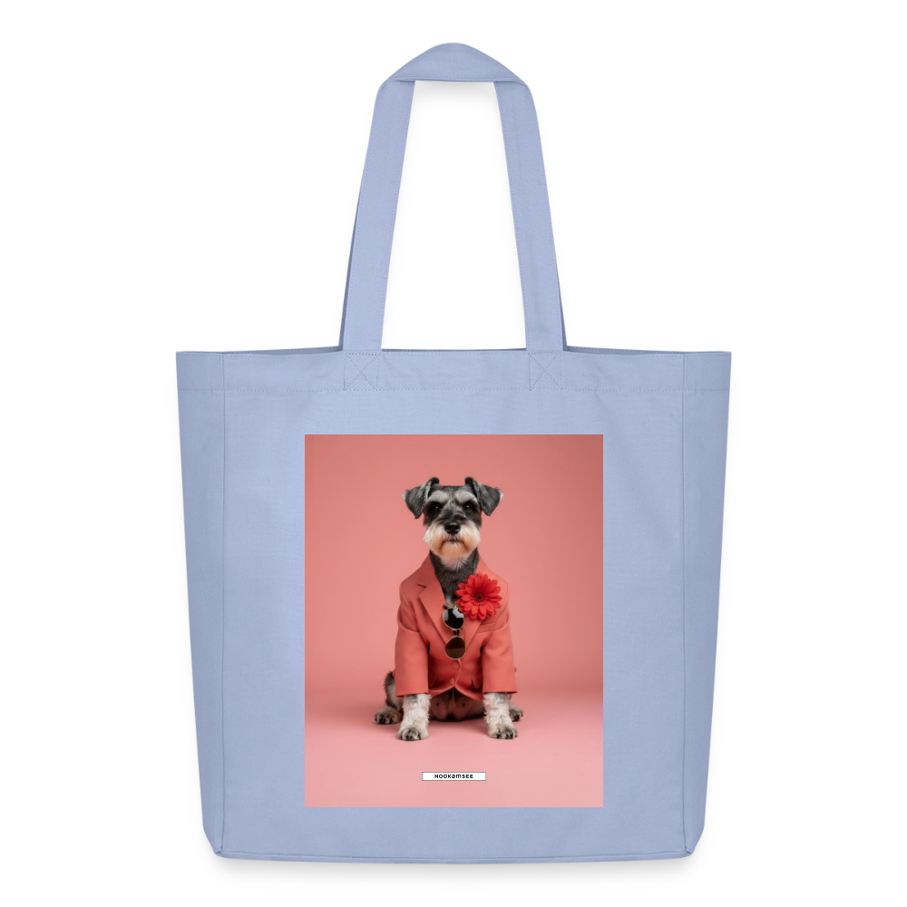 Große Shopping Bag Styled Dogs – Schnauzer - Sky