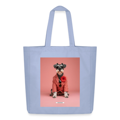 Große Shopping Bag Styled Dogs – Schnauzer - Sky