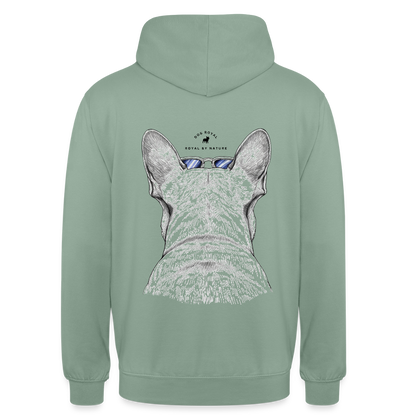 DOG ROYAL #4 Unisex Hoodie - Graugrün