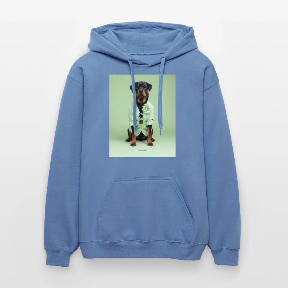 Hoodie „Styled Dogs – Rottweiler" - Carolina Blue