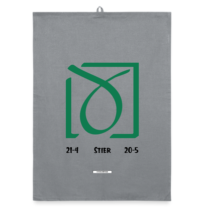 ASTRA STIER Organic Geschirrtuch / Stoffserviette - Grau