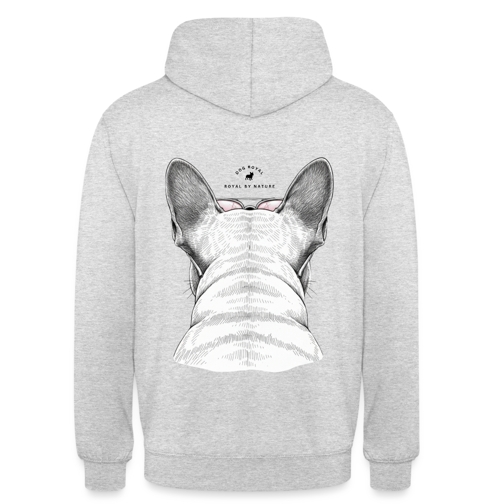 DOG ROYAL #6 Unisex Hoodie - Hellgrau meliert