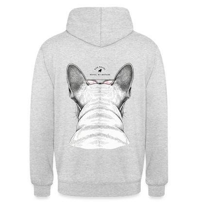 DOG ROYAL #6 Unisex Hoodie - Hellgrau meliert