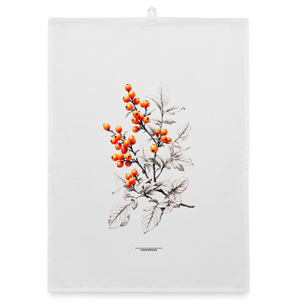 FLORA SANDDORN Organic Geschirrtuch / Stoffserviette - Weiß