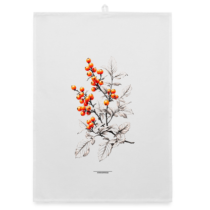 FLORA SANDDORN Organic Geschirrtuch / Stoffserviette - Weiß