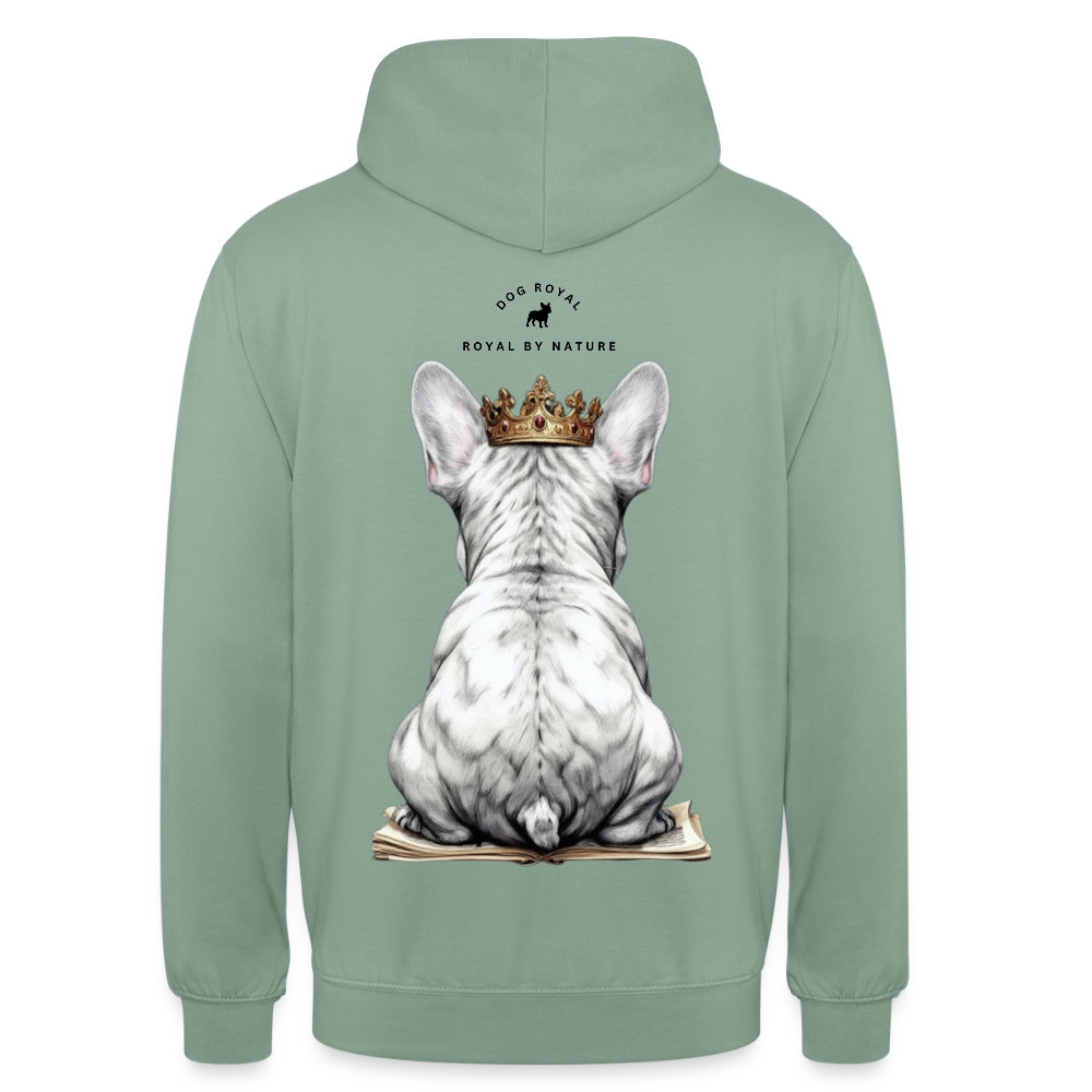 DOG ROYAL #1 Unisex Hoodie - Graugrün