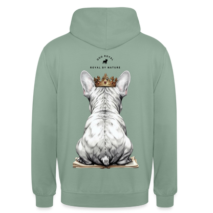 DOG ROYAL #1 Unisex Hoodie - Graugrün