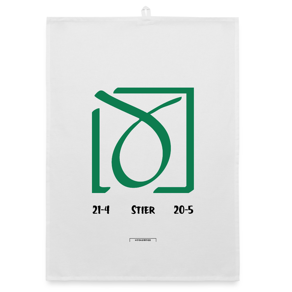 ASTRA STIER Organic Geschirrtuch / Stoffserviette - Weiß