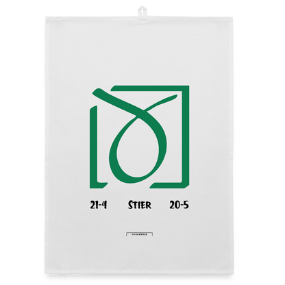 ASTRA STIER Organic Geschirrtuch / Stoffserviette - Weiß