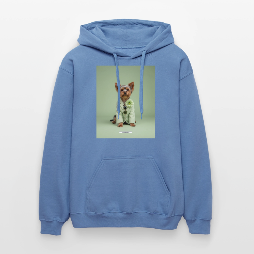 Hoodie „Styled Dogs – Yorkshire Terrier" - Carolina Blue