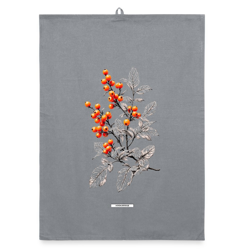 FLORA SANDDORN Organic Geschirrtuch / Stoffserviette - Grau