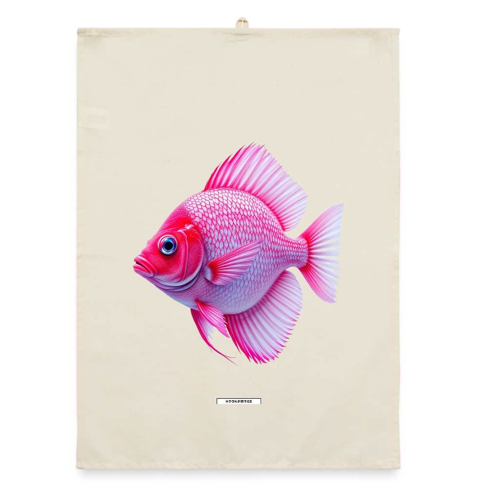 AQUA CORAL GLOW Organic Geschirrtuch / Stoffserviette - Natur