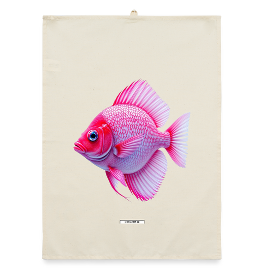 AQUA CORAL GLOW Organic Geschirrtuch / Stoffserviette - Natur