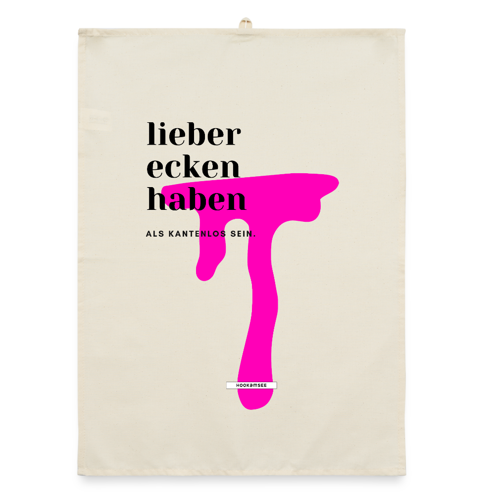 TRUE TALK #12 Organic Geschirrtuch / Stoffserviette - Natur